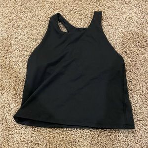 Athletic cropped tank top
